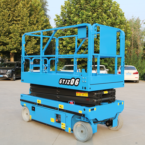 Plateforme élévatrice à ciseaux hydraulique autopropulsée de 8 m, plateformes élévatrices à ciseaux électriques mobiles à vendre à prix abordable - Product Image 1