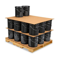 Plaques de protection en plastique PP pour palettes, séparateurs de bouteilles en carton ondulé, écologiques, imprimables et découpables