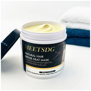 El aceite de argán Natural rico en vitamina a Personalizado de fábrica hace que el cabello brille intensamente y anti pérdida de cabello, reparación de autocalentamiento, máscara para el cabello - Product Image 1