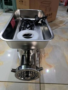Pequeña picadora de carne de escritorio eléctrica comercial de acero inoxidable de alta potencia para carne congelada relleno de salchichas relleno de carne - Product Image 3