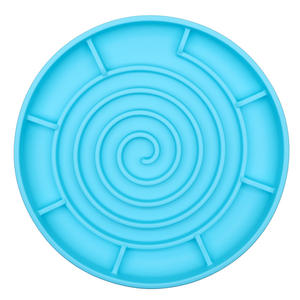 Sans BPA Portable Chien Pet Alimentation Lente bols Durable Cercles Motif Rond Silicone Chien Animaux Plus Lent Mangeoire <span class=keywords><strong>Bol</strong></span> - Product Image 4