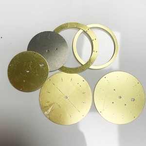 Disques plats en émail sur mesure 30, 34, 38mm, avec trous et sans trous, bracelet de montre chronographe, cadran en laiton vierge, 10 pièces - Product Image 6