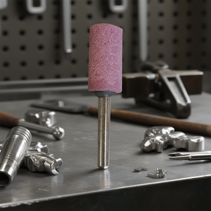 Meule cylindrique en céramique 40x40 mm, tige de 6 mm pour le polissage des métaux - Product Image 3