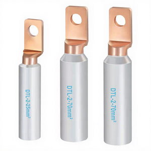 DTL防水コネクタ錫メッキ二重金属真鍮アルミニウム圧入端子絶縁済み銅ケーブル接続クリップ - Product Image 1