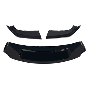 สปลิตเตอร์กันชนหน้า BMW ซีรีส์ 3 F30 สีดำเงา ลายคาร์บอน วัสดุ PP ปี 2013-2019 สไตล์สปอร์ต - Product Image 2