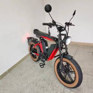 52V vélo électrique 44Ah double batterie Ebike suspension complète frein hydraulique hors route <span class=keywords><strong>vtt</strong></span> 60kmh <span class=keywords><strong>rapide</strong></span> 1000W gros pneu vélo électrique - Product Image 6