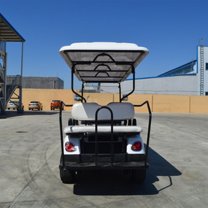 Voiturette de golf électrique BRT, véhicule de tourisme à quatre roues, navette pour les sites touristiques, bus de transport, 3-4 places, batterie 48V, 30 km/h - Product Image 2