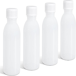 250ml 8oz <b>Empty</b> Plastic Bottle Tosess Matte Screw Cap Measuring Cup Label <b>Box</b> Spain White Bottle - Product Image 1
