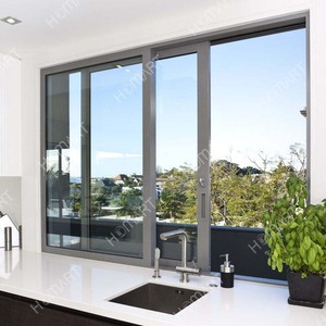 Chất Lượng Cao Truyền Thống Phong Cách PVC Cửa Sổ Thiết Kế Cách Nhiệt Cách Nhiệt Cho Biệt Thự Khách Sạn Tiếng Ồn Chặn Bền Cửa Sổ Trượt - Product Image 5