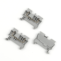 ST 1.5 3.5mm épaisseur Nourrir À Travers Sans Vis Enfichable Rapide Fil Connecteur Din Rail Bornier Printemps Cage Bornier
