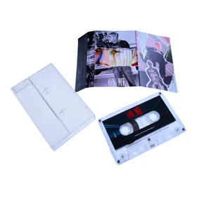 Gros cassette cassette vierge transparent audio vente emballage 60 min