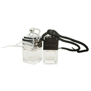 Mini botella difusora de perfume personalizada de 5ml y 8ml, botella difusora cuadrada colgante para coche - Product Image 4