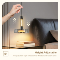 Lampu Gantung Desain Batu Awan Mewah Modern Nordik Akrilik untuk Meja Makan