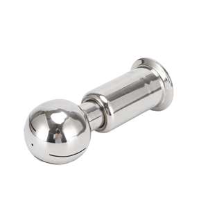 Yüksek Kaliteli Parlak Paslanmaz Çelik 304/316L Dövme Tri Clamp Hızlı Montajlı Sıhhi Sprey Temizleme Topu (Tanklar İçin) - Product Image 5