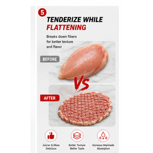 เครื่องทำเนื้อชิ้นบางสำหรับเนื้อวัวสด เนื้อไก่ อกไก่ ขนาด 1-25 มม. - Product Image 4