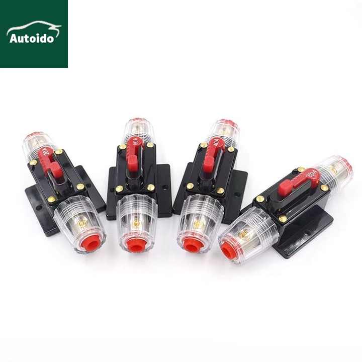 Auto Car Fuse Holder 12V-24V DC Car Circuit Breaker In-line