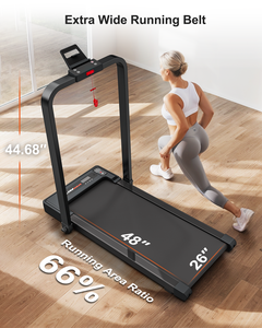 Tapis de <span class=keywords><strong>marche</strong></span> pliable 2-en-1 compact et portable <span class=keywords><strong>pour</strong></span> usage domestique sous le bureau – Qualité supérieure, vente chaude - Product Image 3