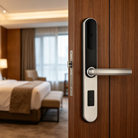 Cerradura Inteligente para Hotel con Tarjeta RFID, Cerradura para Puerta de Acero/Latón/Madera/Acero Inoxidable