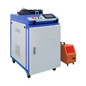 Máquina de soldadura certificada BLUETIMESCE do laser da fibra para soldar a placa do metal de aço inoxidável e o alumínio USADO