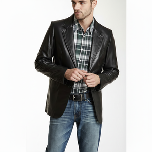 Chaqueta de cuero Nappa Blazer - Product Image 1