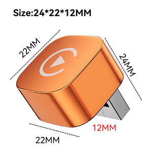 Factory Customizable <b>Plug</b>&Play Carplay <b>Adapter</b> Wireless <b>USB</b> Port Carplay Android Auto Mirror Link Airplay 4 in 1 Carplay Dongle - Product Image 5