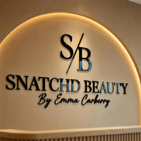 Enseigne personnalisée découpée au laser avec logo, enseigne de magasin, enseigne de logo d'entreprise, enseigne en acrylique, décoration de réception, panneau de salon