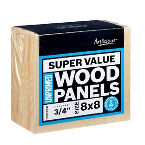 Great Alternative to Canvas <strong>Panels</strong> Stretched Canvas and Canvas Rolls Set of 6 Super Value <strong>Wood</strong> <strong>Panel</strong> Boards - Product Image 1