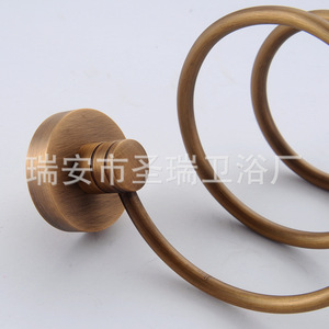 Soporte para Secador de Pelo Saint Ruijia, Bronce Antiguo, Cobre, Soporte de Pared para Baño, Dormitorio, Estante de Almacenamiento - Product Image 5