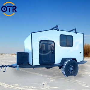 Tiny House Trailer Moderne de Fabrication Taïwanaise et Chinoise en Aluminium et Aluminium pour Voyages - Product Image 1