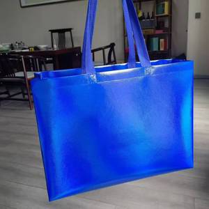 ถุงผ้าเปล่าสำหรับซื้อของใช้ในร้านขายของชำกระเป๋าถือสำหรับสุภาพสตรีโฮโลแกรมกันน้ำใช้ซ้ำได้สินค้ามาใหม่ - Product Image 6