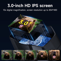 Cámara de seguridad para exteriores Inskam 326 con visión nocturna a color de 5000mAh y pantalla IPS de 3 pulgadas tipo infrarrojo