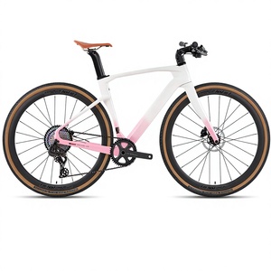 Bicicleta <span class=keywords><strong>de</strong></span> Fibra <span class=keywords><strong>de</strong></span> Carbono Gravel V3 con Manubrio Plano, 700c*40, <span class=keywords><strong>24</strong></span> Velocidades, Frenos <span class=keywords><strong>de</strong></span> Disco Hidráulicos, Todoterreno, Unisex para Adultos, Capacidad <span class=keywords><strong>de</strong></span> Carga <span class=keywords><strong>de</strong></span> 120 kg - Product Image 4