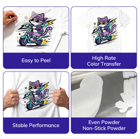 InkSonic Poudre DTF 2x500g poudre adhésive thermofusible anti-sublimation pour impression Stock local US Buy 1 Get 1 Free