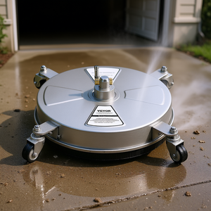 Limpiador de superficies Vevor de 16.5 pulgadas de acero inoxidable con 4 ruedas, herramienta de limpieza portátil de alta presión para uso en exteriores - Product Image 2