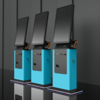 Quiosco de pago Crtly Self Bill, cámara de pasaporte e impresora, máquina recicladora de efectivo, pantalla táctil, máquina ATM, dispensador de efectivo
