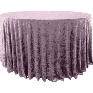 <span class=keywords><strong>Nappe</strong></span> de mariage en velours marron épais 220 GSM, avec ourlet lesté, longueur au sol, pour décoration de fête de mariage - Product Image 6
