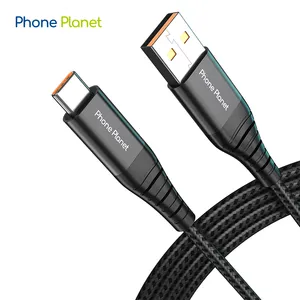 6A 66W Super Fast Charging USB A To USB C Cable 480MBPS Data Transmission Mobile Phone Cable For Oneplus 8 8pro 9 Pro Xiaomi 10