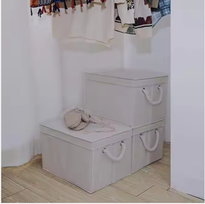 Household Foldable Non Woven <b>Fabric</b> <b>Storage</b> <b>Box</b>, Foldable Kids Toys Cloth Organizer <b>Fabric</b> <b>Cube</b> <b>Storage</b> <b>Box</b> - Product Image 3