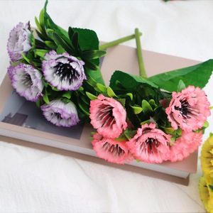 Flor de Peonía Artificial de Tallo Único, de Plástico y Seda, para Decoración del Hogar y Accesorios de Boda - Product Image 2