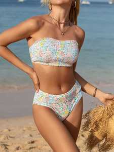 Meilleure Vente En Gros <span class=keywords><strong>Maillot</strong></span> <span class=keywords><strong>de</strong></span> <span class=keywords><strong>Bain</strong></span> Sexy Imprimé Uni pour <span class=keywords><strong>Femme</strong></span>, Ensemble Bikini <span class=keywords><strong>2</strong></span> <span class=keywords><strong>Pièces</strong></span> Taille Basse pour l'Été - Product Image 1