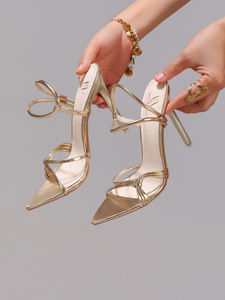 Sandalias de Tacón Alto Puntiagudas de PU para Mujer, Verano 2026, Elegantes y Sexys para Bodas y Banquetes - Product Image 3