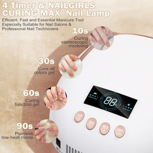 2024 Nieuwe Kuur Alle Gel Professionele Led <span class=keywords><strong>UV</strong></span>-<span class=keywords><strong>Lamp</strong></span> Grote Ruimte 15000Mah Batterij Verstelbare Uithardende Niveau Manicure Nageluitrusting - Product Image 2
