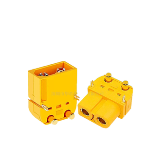 Connecteur <span class=keywords><strong>m</strong></span>âle-femelle de charge de batterie au lithium pour modèle d'avion Amass Original <span class=keywords><strong>XT60PW</strong></span>-F/<span class=keywords><strong>M</strong></span>, plaque de soudure horizontale à 90 degrés - Product Image 1