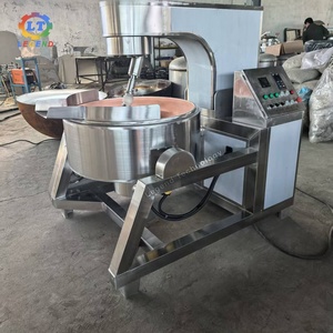 Mélangeur de cuisson professionnel à agitateur planétaire inclinable avec cuve intérieure en cuivre de qualité alimentaire pour équipement industriel alimentaire - Product Image 6