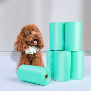 Eco-Friendly Disposable Poop Bags for Dogs Cats Strong Degradable PLA <b>Plastic</b> <b>Pocket</b> Size Environmentally & Security Friendly - Product Image 4