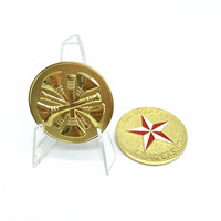 Bas prix Nouveau design logo personnalisé 3d pièces d'or pièce de collection de défi en métal