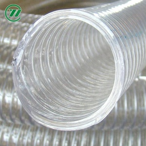 PVC <strong>Spiral</strong> <strong>Hose</strong> High Pressure Spring Steel Wire Durable Flexible Butt Fusion Connection Industrial Use Irrigation - Product Image 3
