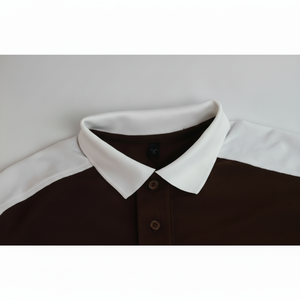 เสื้อโปโลแบบเรียบๆสไตล์ลำลองสำหรับผู้ชายเสื้อยืดพิมพ์ลายกีฬาสีแดงแห้งเร็วสำหรับ100% คอตตอนราคาถูก - Product Image 1