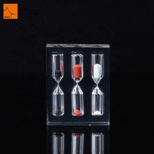 Nhà Máy Trực Tiếp 3-Trong-1 Nhựa Thủy Tinh Trà Cát Hẹn Giờ 1 <span class=keywords><strong>2</strong></span> 3 5 <span class=keywords><strong>Min</strong></span> Hourglasses Với Logo Cho Thời Gian Và Kỷ Niệm Trang Trí Quà Tặng - Product Image 5