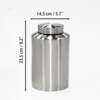 Accessoires de cercueil simples de style américain et européen, grande taille, en acier inoxydable argenté, à motif personnalisé, vente chaude en usine